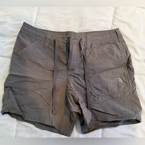 North Face Gray Hiking Outdoor Shorts